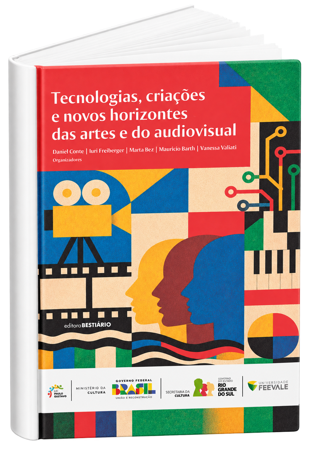Capa provisória de Tecnologias, criações e novos horizontes das artes e do audiovisual